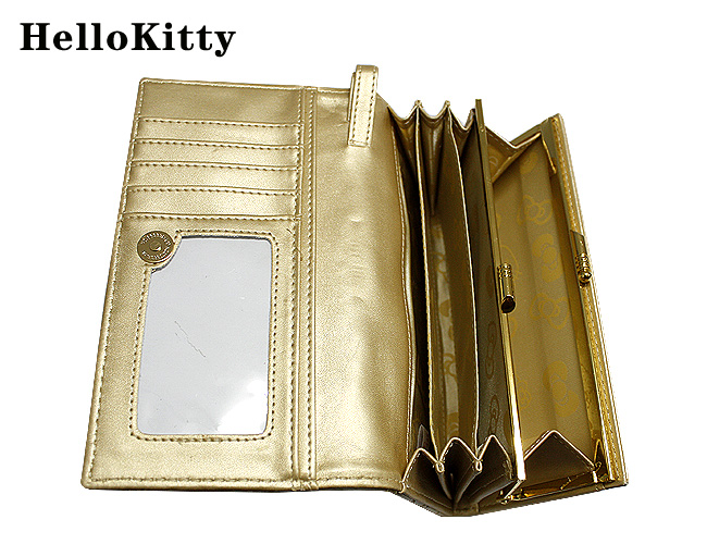HelloKitty女士钱包 长款绣金 HK011-XTJ-第3张图