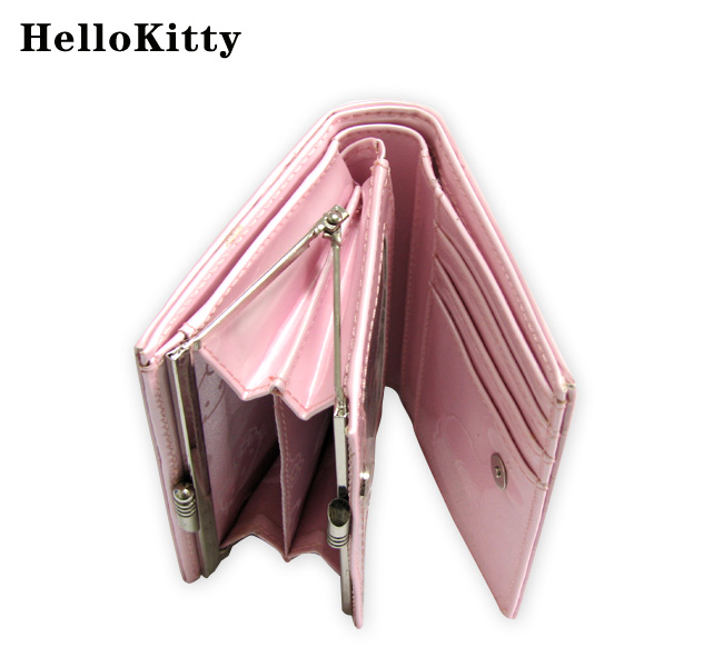 HelloKitty女士真皮零钱包 粉色 HK025-PF-第3张图
