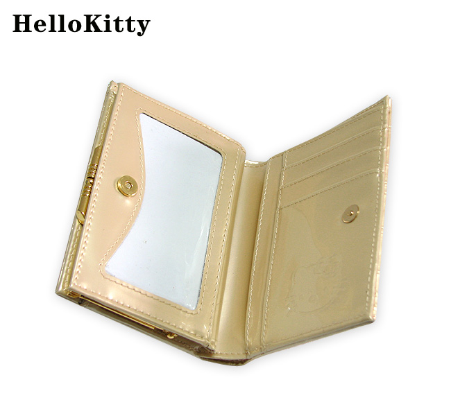 HelloKitty女士真皮零钱包 金色  HK025-PJ-第2张图