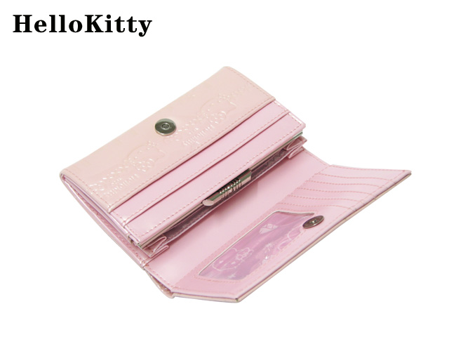HelloKitty女士真皮钱包 中长款粉色 HK027-PF-第2张图