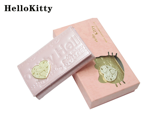 HelloKitty女士真皮钱包 中长款粉色 HK027-PF-第4张图
