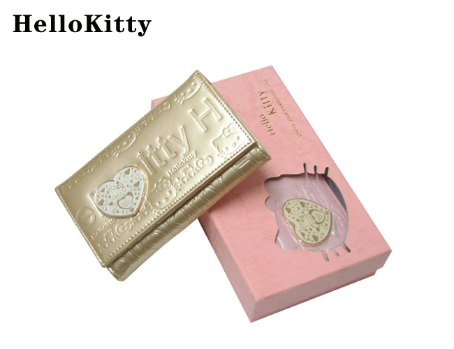 HelloKitty女士真皮钱包 中长款金色 HK027-PJ-第4张图