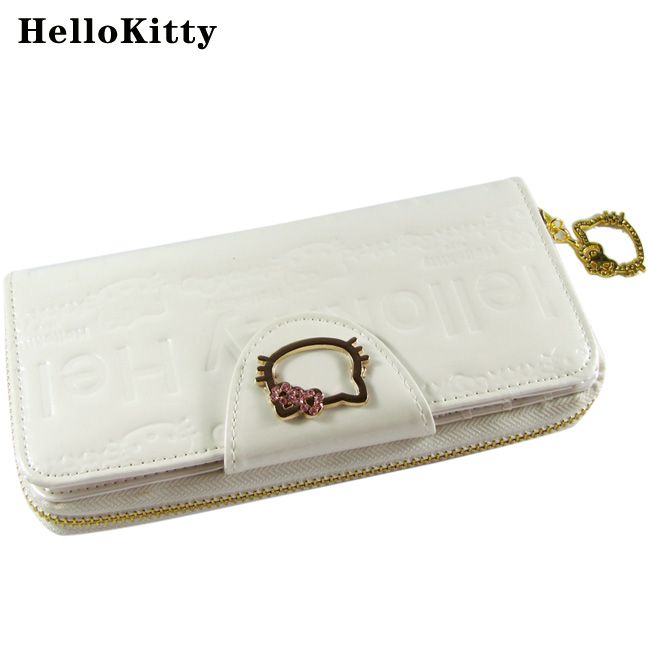 HelloKitty女士真皮钱包 长款白色 HK048-PB-第2张图