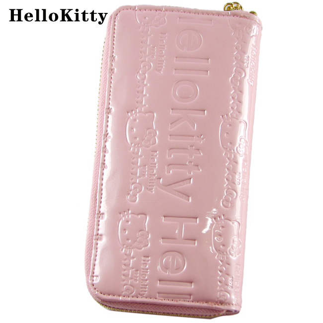 HelloKitty女士真皮钱包 长款粉色 HK048-PF-第1张图