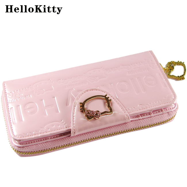 HelloKitty女士真皮钱包 长款粉色 HK048-PF-第2张图