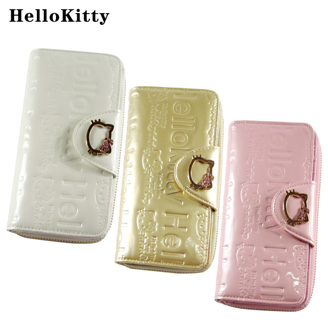 HelloKitty女士真皮钱包 长款金色 HK048-PJ-第5张图