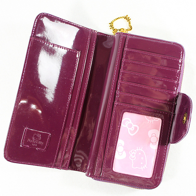 HelloKitty 女士钱包 长款钱包 闪紫 HK048-SZ-第3张图