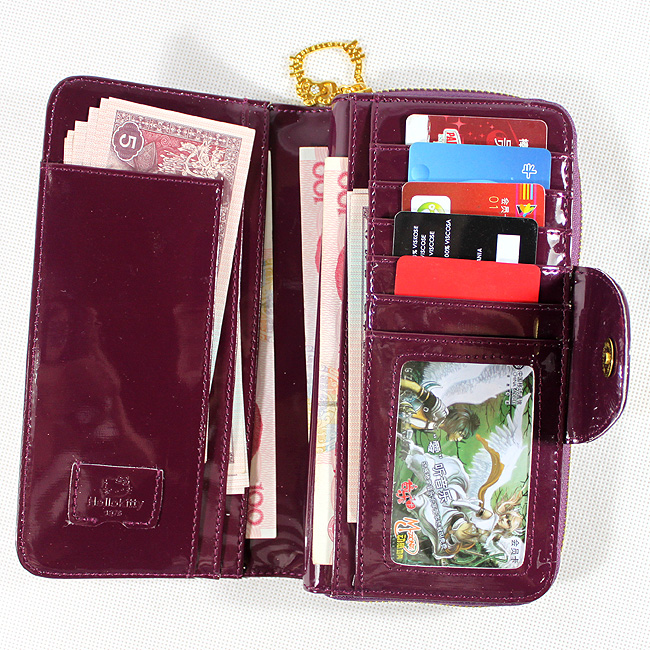 HelloKitty 女士钱包 长款钱包 闪紫 HK048-SZ-第6张图