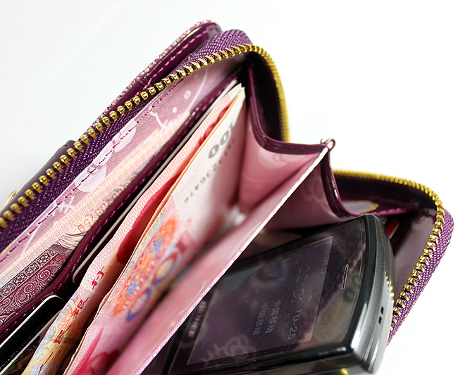 HelloKitty 女士钱包 长款钱包 闪紫 HK048-SZ-第10张图