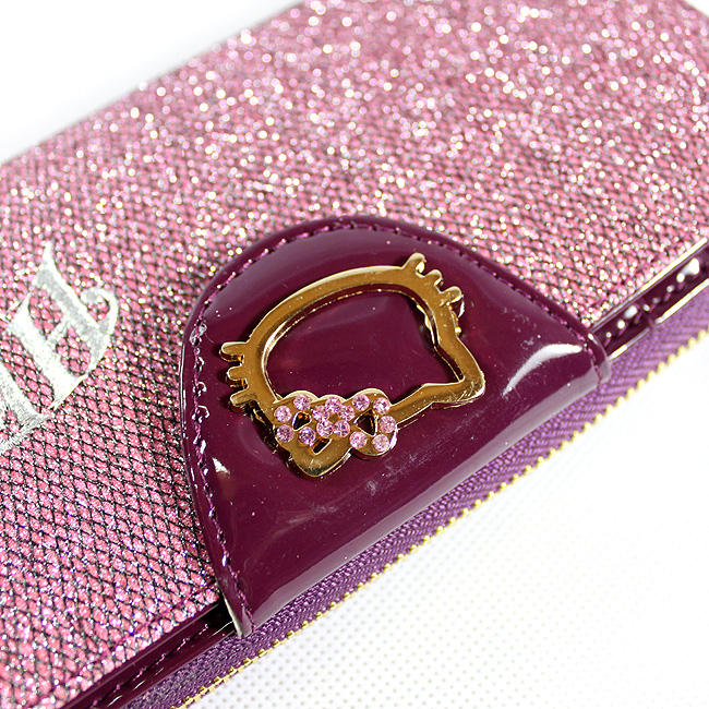 HelloKitty 女士钱包 长款钱包 闪紫 HK048-SZ-第11张图