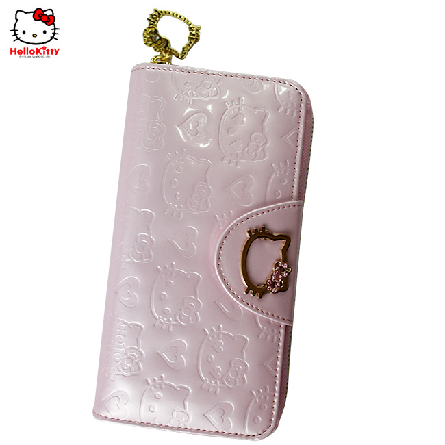 HelloKitty女士钱包 长款粉色  HK048-YF-第0张图