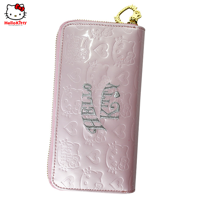 HelloKitty女士钱包 长款粉色  HK048-YF-第1张图