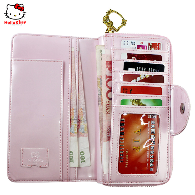 HelloKitty女士钱包 长款粉色  HK048-YF-第5张图