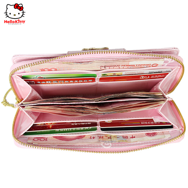 HelloKitty女士钱包 长款粉色  HK048-YF-第6张图