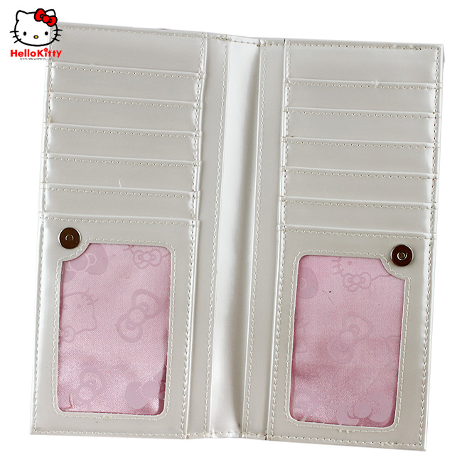 HelloKitty女士钱夹 长款白色 HK059-YB-第3张图