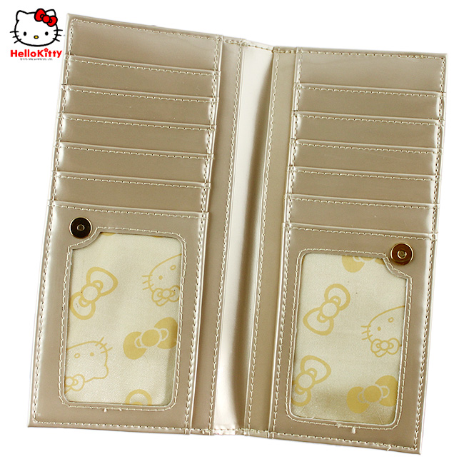 HelloKitty女士钱夹 长款金色 HK059-YJ-第3张图