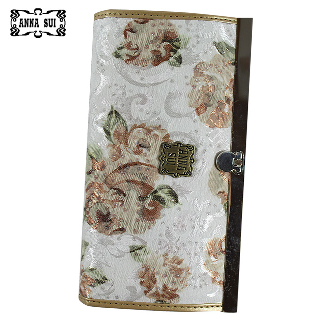 Annasui安娜苏 女士钱包 真丝玫瑰花钱夹 Ans-DH-8085-第0张图