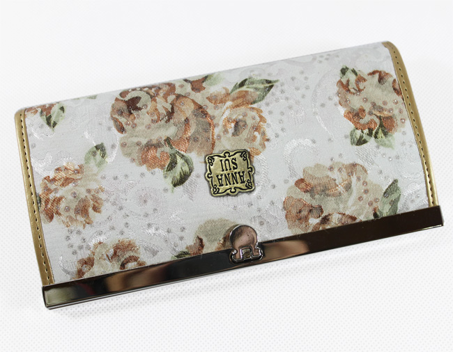 Annasui安娜苏 女士钱包 真丝玫瑰花钱夹 Ans-DH-8085-第2张图