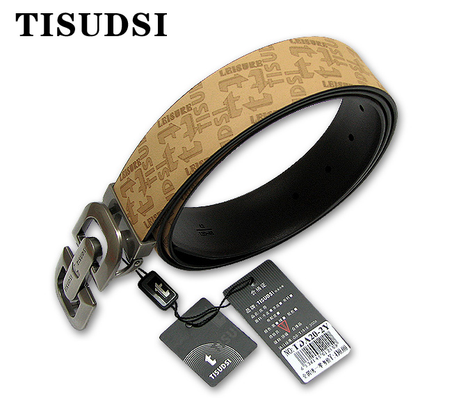 TISUDSI铁圣丹斯 摩沙牛皮休闲皮带 专柜正品 TDA20-2Y-第0张图