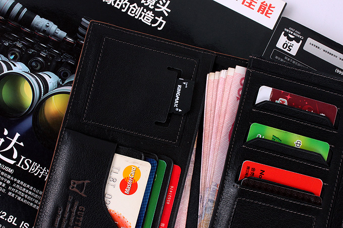 古托索正品真皮牛皮钱包卡套 长款钱夹 男钱包 男式皮夹 韩版男包 G-8130A-第3张图