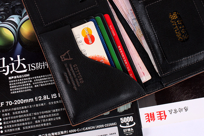 古托索正品真皮牛皮钱包卡套 长款钱夹 男钱包 男式皮夹 韩版男包 G-8130A-第5张图