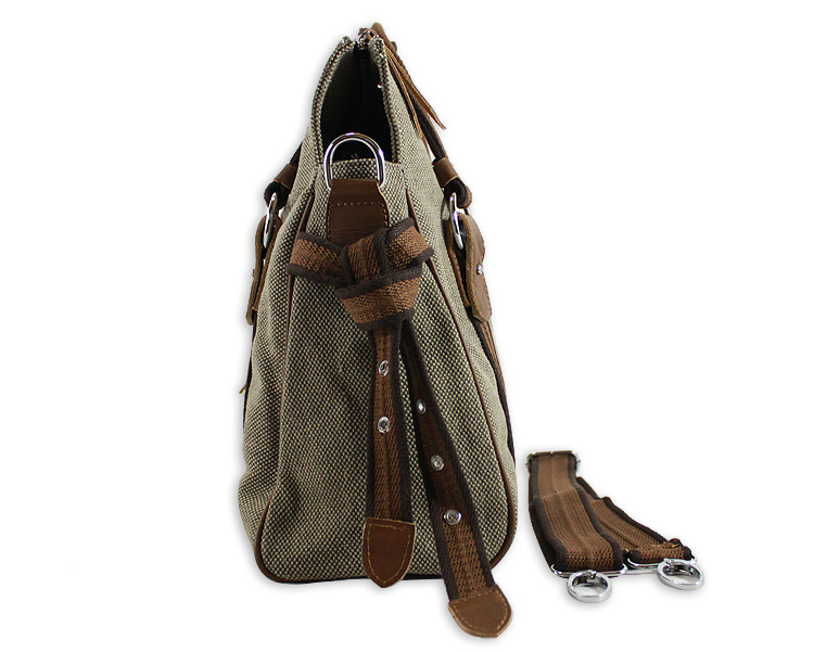 时尚帆布休闲斜挎包包袋女包包女 电脑 大包女款韩版欧美品牌头层 M-201-第4张图