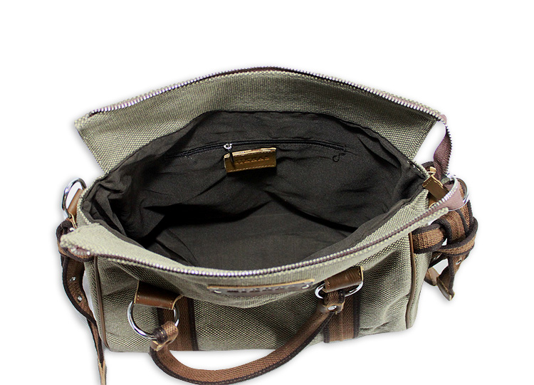 时尚帆布休闲斜挎包包袋女包包女 电脑 大包女款韩版欧美品牌头层 M-201-第7张图