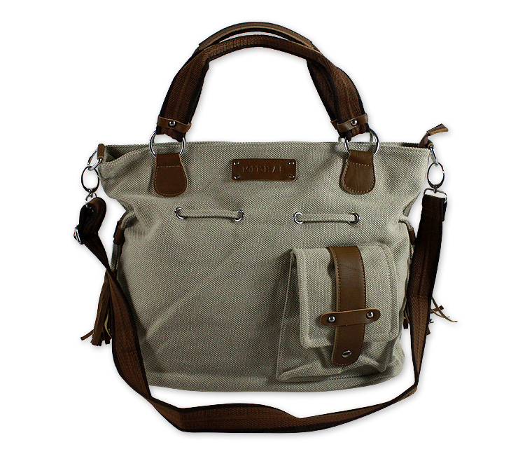 时尚帆布休闲单肩包包袋女包包女 韩版 皮具头层品牌多功能包女款 M-203-第0张图