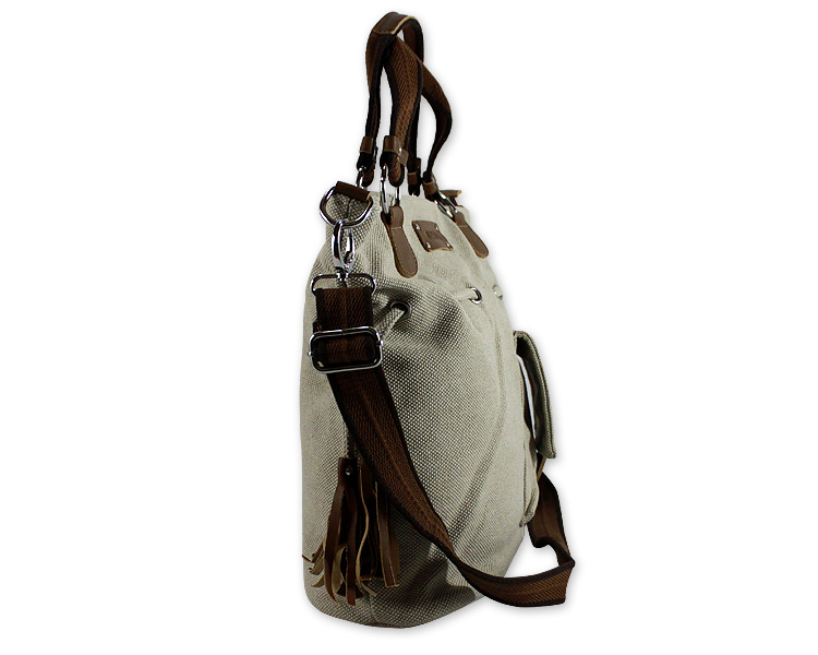 时尚帆布休闲单肩包包袋女包包女 韩版 皮具头层品牌多功能包女款 M-203-第2张图