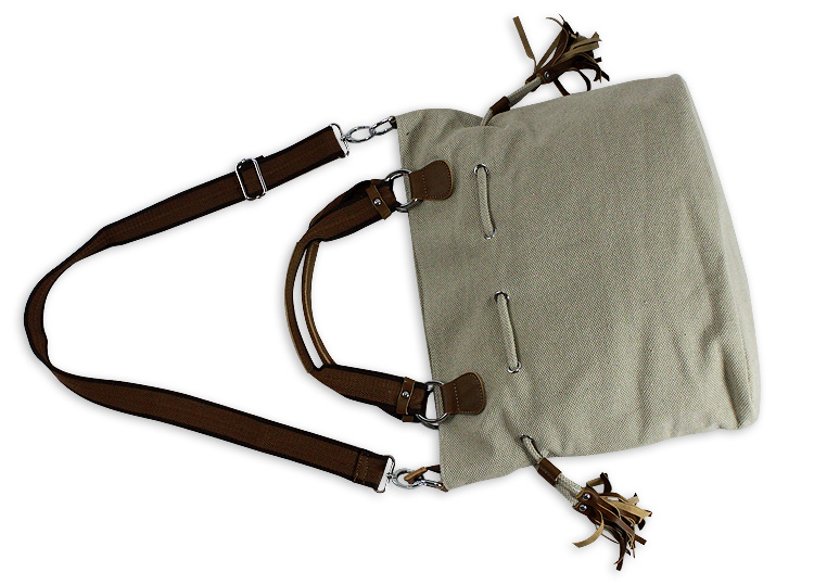 时尚帆布休闲单肩包包袋女包包女 韩版 皮具头层品牌多功能包女款 M-203-第6张图