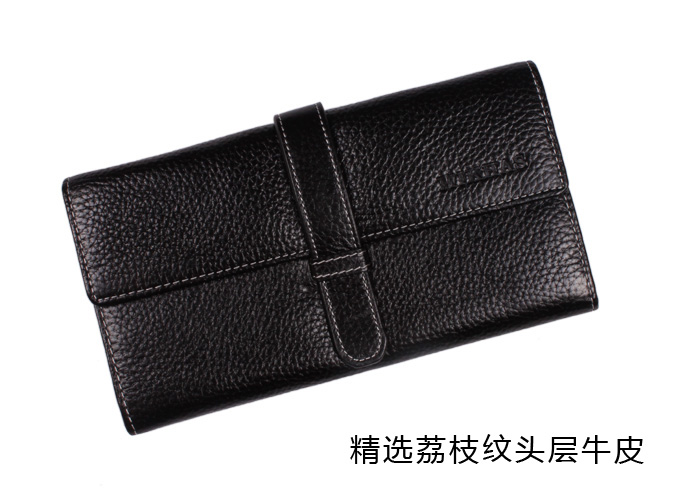 时尚 米哈斯新款牛皮卡位钱包卡套 皮具韩版长款女式包钱包女女包 M-2212A-第5张图