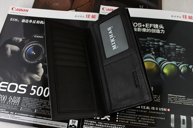 新款男钱包正品牛皮钱夹卡位钱包卡套 男包真皮 长款男式皮夹韩版 M-2285A-第2张图