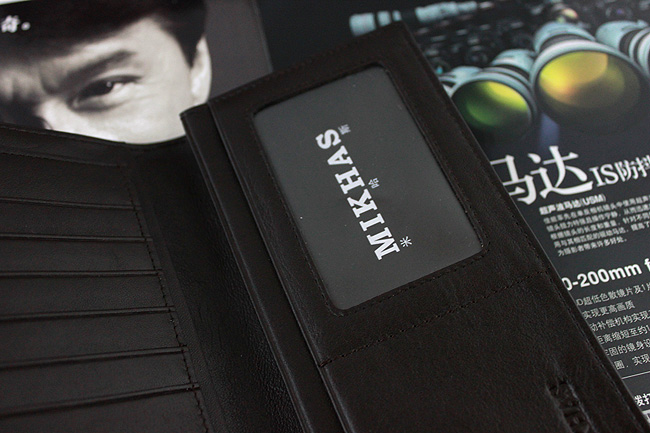 新款男钱包正品牛皮钱夹卡位钱包卡套 男包真皮 长款男式皮夹韩版 M-2285A-第3张图