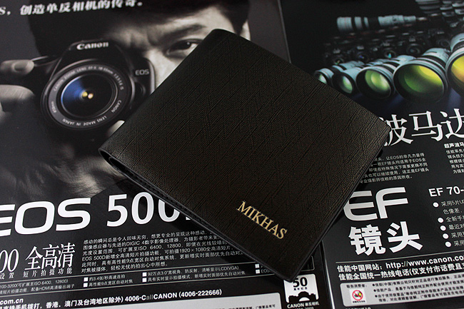 时尚正品牛皮横款卡位钱包卡套 皮夹 皮具 名片夹 男包 卡包真皮 M-2285C-第1张图