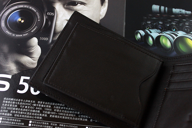 时尚正品牛皮横款卡位钱包卡套 皮夹 皮具 名片夹 男包 卡包真皮 M-2285C-第4张图