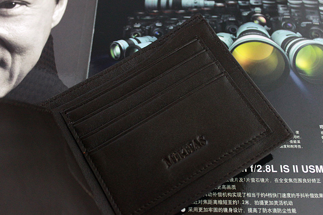 时尚正品牛皮横款卡位钱包卡套 皮夹 皮具 名片夹 男包 卡包真皮 M-2285C-第5张图