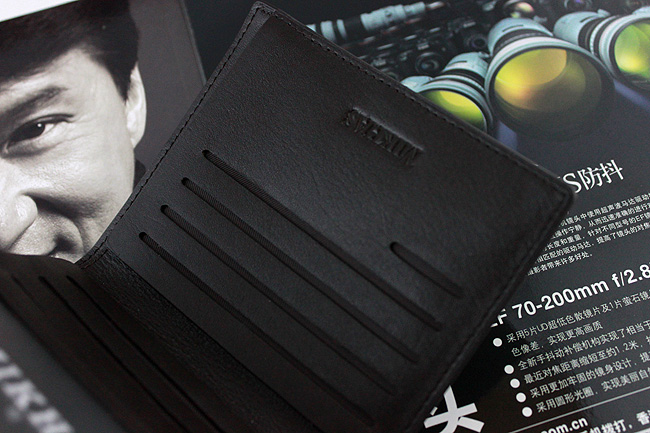 时尚正品牛皮钱包卡套 男包包包 皮具 皮夹 短款男款真皮特价男式 M-2286B-第3张图