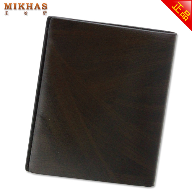 时尚正品牛皮钱包卡套 男包包包 皮具 皮夹 短款男款真皮特价男式 M-2286B-第5张图