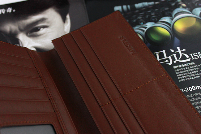 时尚新款钱夹正品牛皮钱包卡套 皮夹 韩版长款钱包长真皮男式男包 M-2288A-第3张图