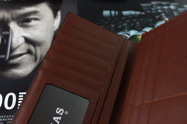 时尚新款钱夹正品牛皮钱包卡套 皮夹 韩版长款钱包长真皮男式男包 M-2288A-第4张图