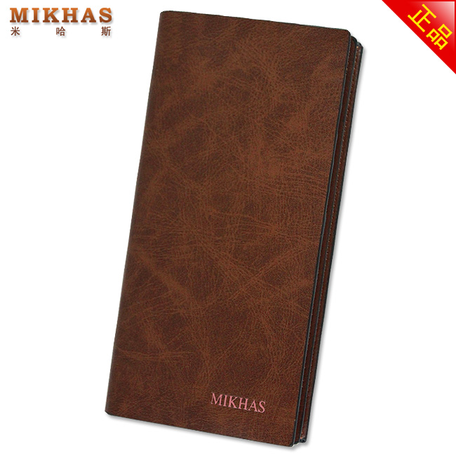 时尚新款钱夹正品牛皮钱包卡套 皮夹 韩版长款钱包长真皮男式男包 M-2288A-第5张图