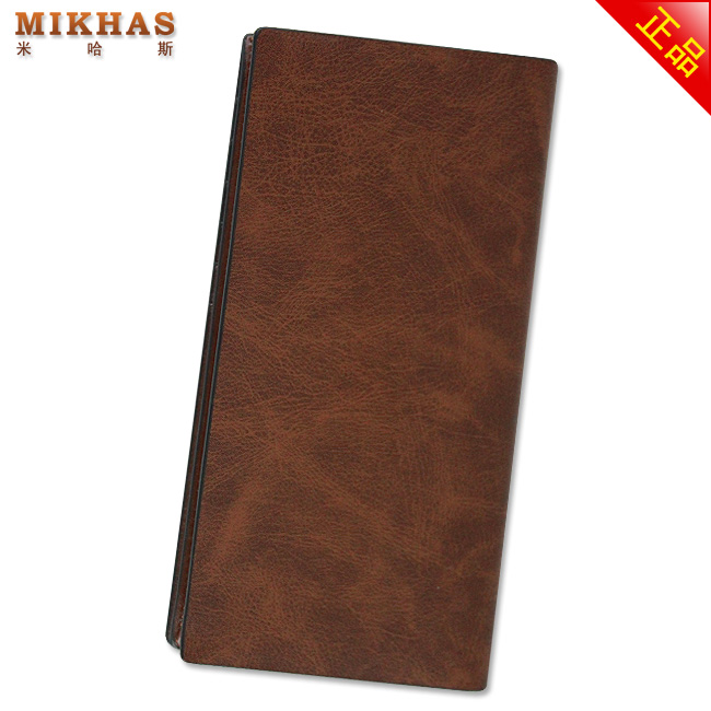 时尚新款钱夹正品牛皮钱包卡套 皮夹 韩版长款钱包长真皮男式男包 M-2288A-第6张图