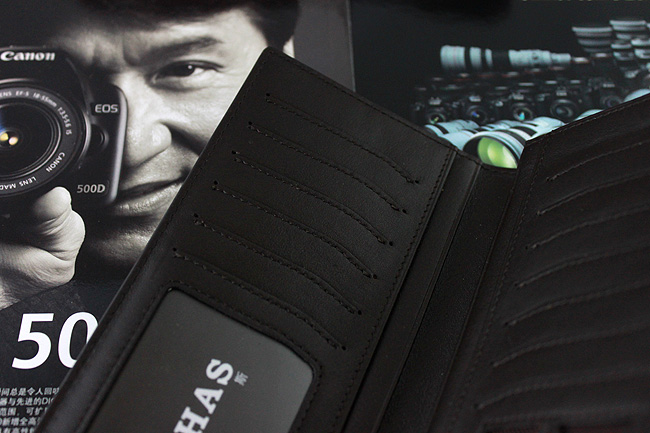 新款正品牛皮钱夹长款钱包钱包卡套 皮夹 男钱包真皮男式特价男包 M-2289A-第4张图