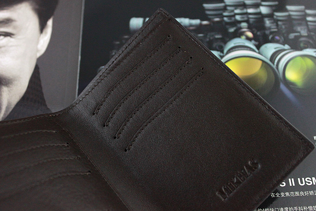 时尚正品牛皮钱包卡套 男包男式 皮具 短款钱夹 韩版钱包男潮真皮 M-2289B-第3张图