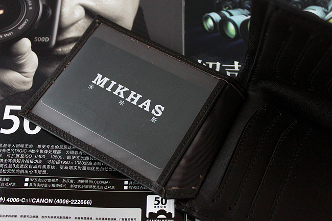 时尚正品牛皮钱包卡套 男包男式 皮具 短款钱夹 韩版钱包男潮真皮 M-2289B-第4张图