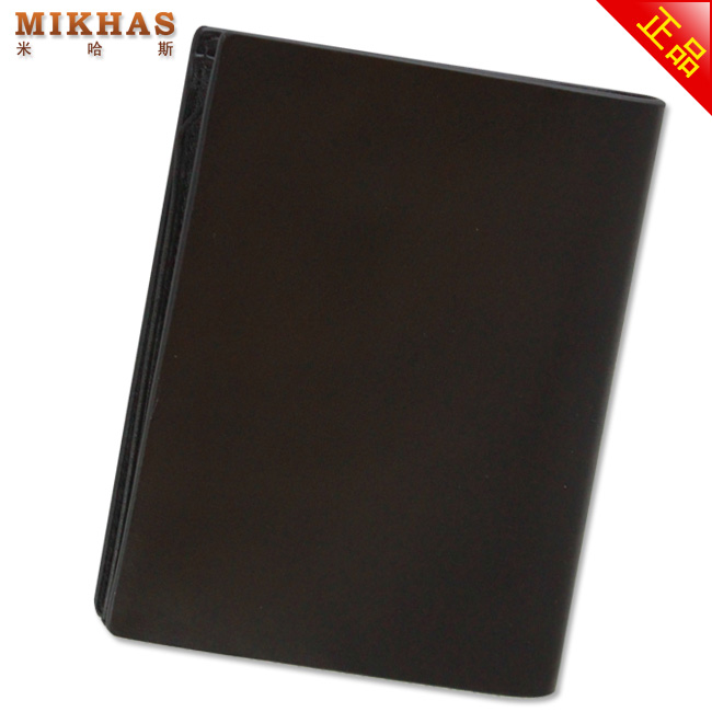 时尚正品牛皮钱包卡套 男包男式 皮具 短款钱夹 韩版钱包男潮真皮 M-2289B-第6张图