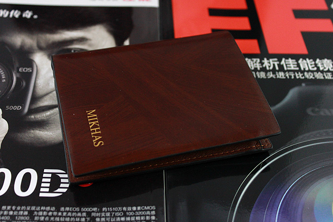 时尚正品牛皮短款钱包卡位钱包卡套 男包男式 钱包男皮夹钱夹真皮 M-2290B-第1张图