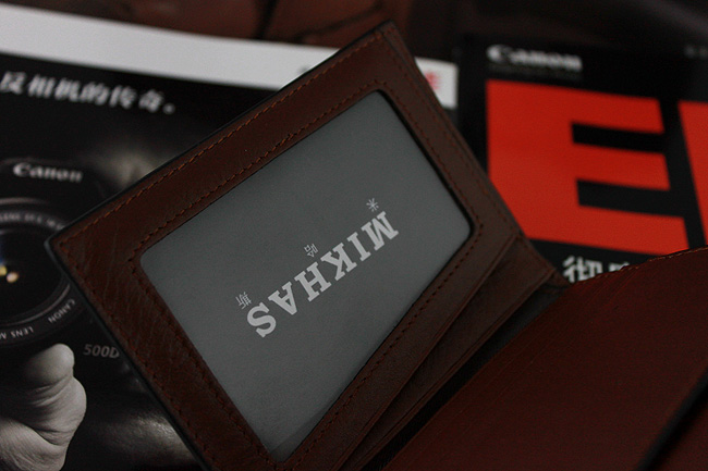 时尚正品牛皮短款钱包卡位钱包卡套 男包男式 钱包男皮夹钱夹真皮 M-2290B-第2张图