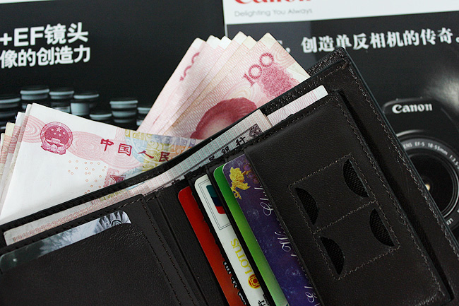 新款皮夹时尚正品牛皮卡位钱包卡套 钱夹男包 男式 韩版 真皮短款 M-6250B-第3张图