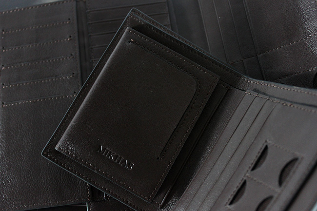 新款皮夹时尚正品牛皮卡位钱包卡套 钱夹男包 男式 韩版 真皮短款 M-6250B-第5张图